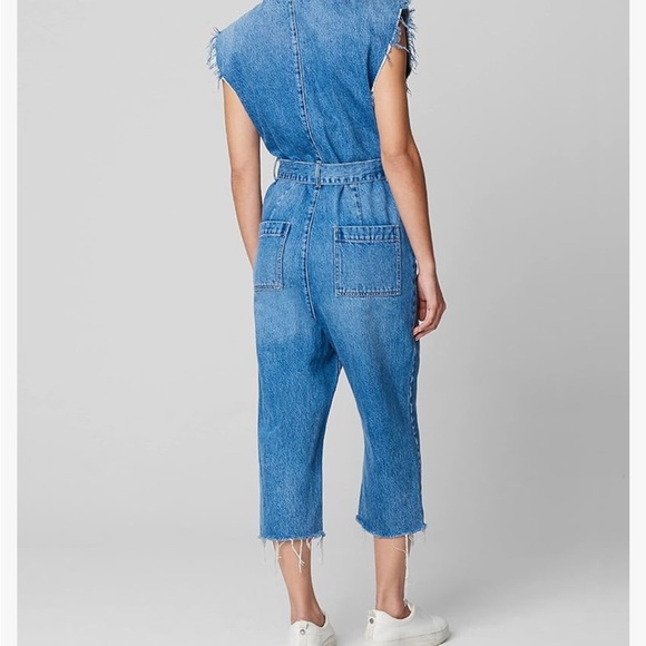 Blank NYC sleeveless denim jumpsuit - Picture 6 of 7